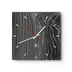 Nástenné hodiny - Rytmus a prízvuk - 30x30 cm