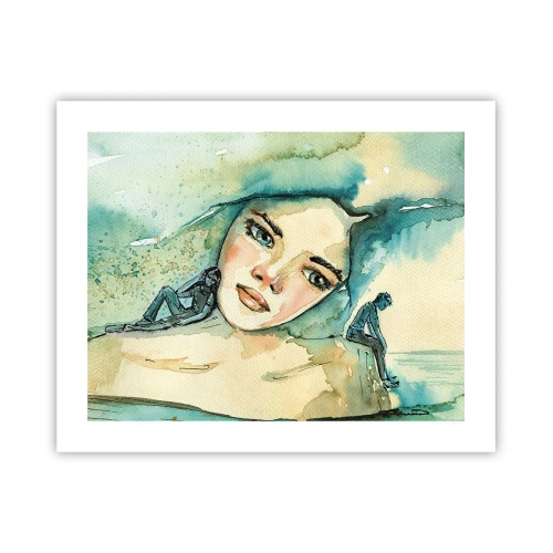 Plagát - Am I blue? - 50x40 cm