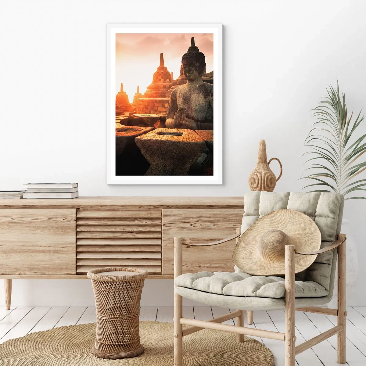 Plagát v bielom ráme - Počasie veľkej múdrosti - 70x100 cm