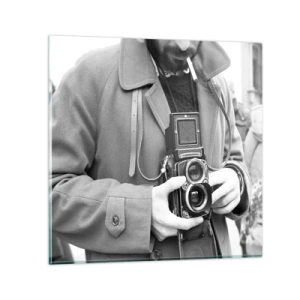 Obraz na skle - V retro štýle - 70x70 cm