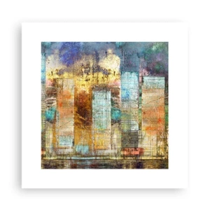 Plagát - Slnečná metropola - 30x30 cm