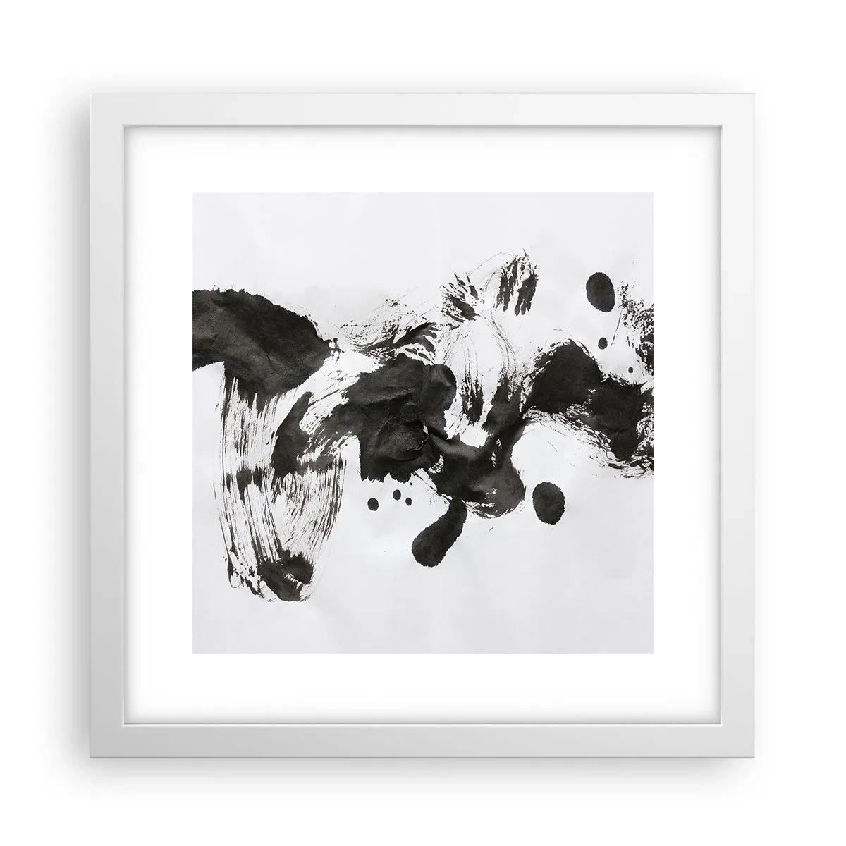 Plagát v bielom ráme - Metóda v šialenstve? - 30x30 cm