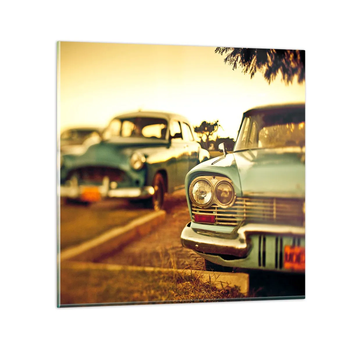 Obraz na skle - Počkáme, uvidíme - 60x60 cm