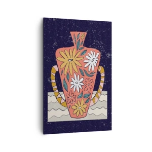 Obraz na plátne - Maľovaný džbán - 80x120 cm