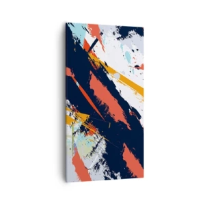 Obraz na plátne - Dynamická kompozícia - 55x100 cm