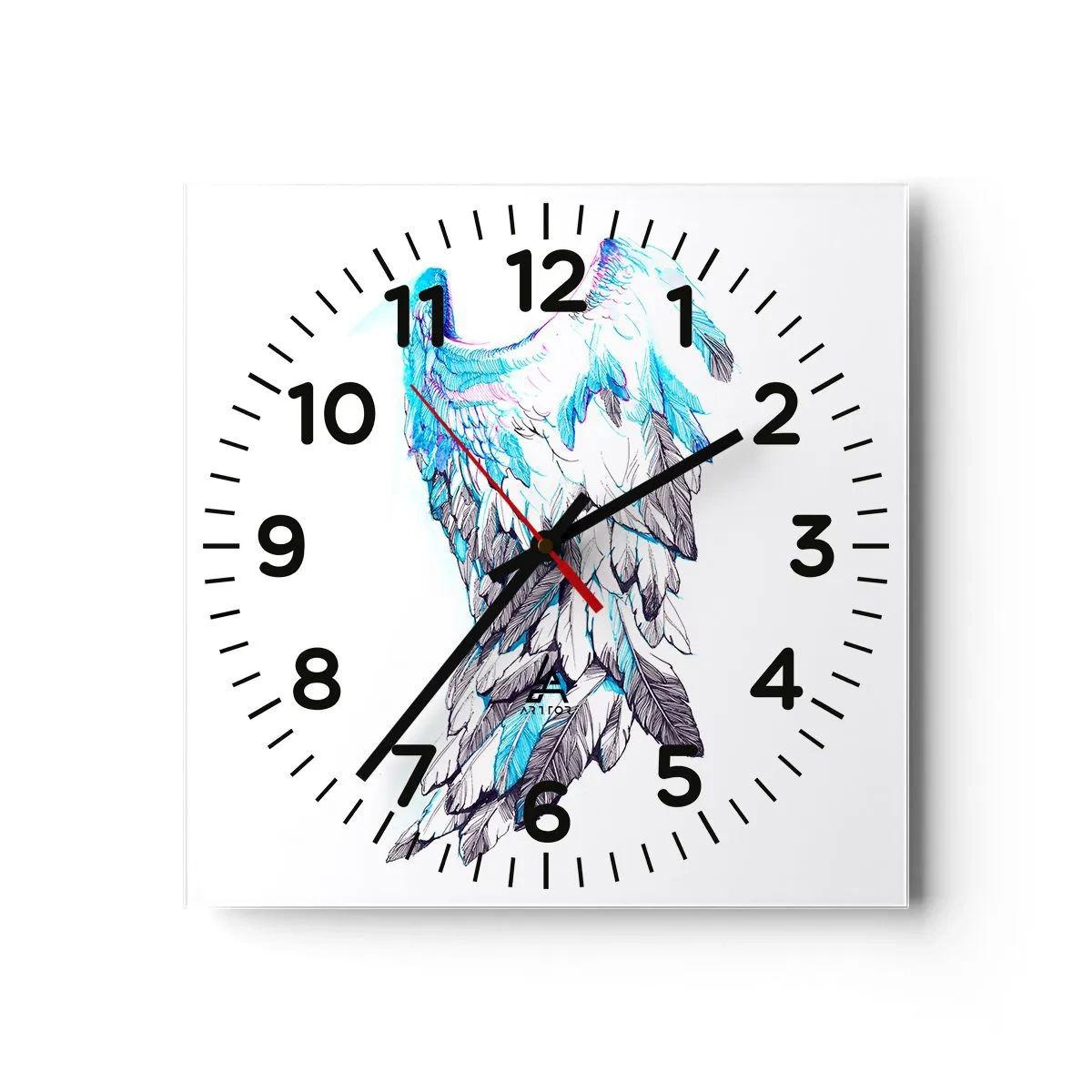 Nástenné hodiny - Potrebujem krídla - 30x30 cm