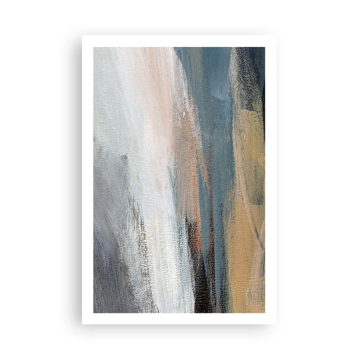 Plagát - Abstrakcia: severná krajina - 61x91 cm