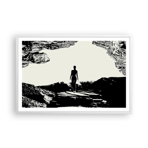 Plagát v bielom ráme - Nový pohľad - 91x61 cm