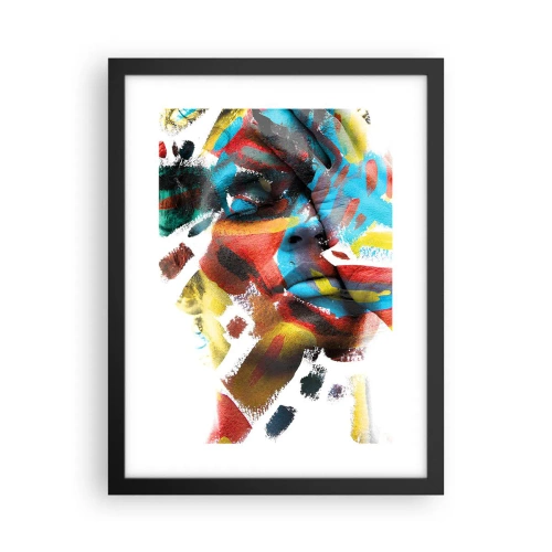 Plagát v čiernom ráme - Pestrá osobnosť - 30x40 cm