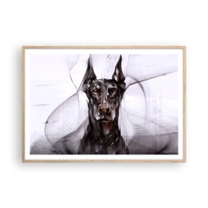 Plagát v ráme zo svetlého duba - Z urodzeného rodu - 100x70 cm