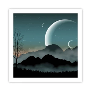 Plagát - Karneval hviezdnej noci - 60x60 cm