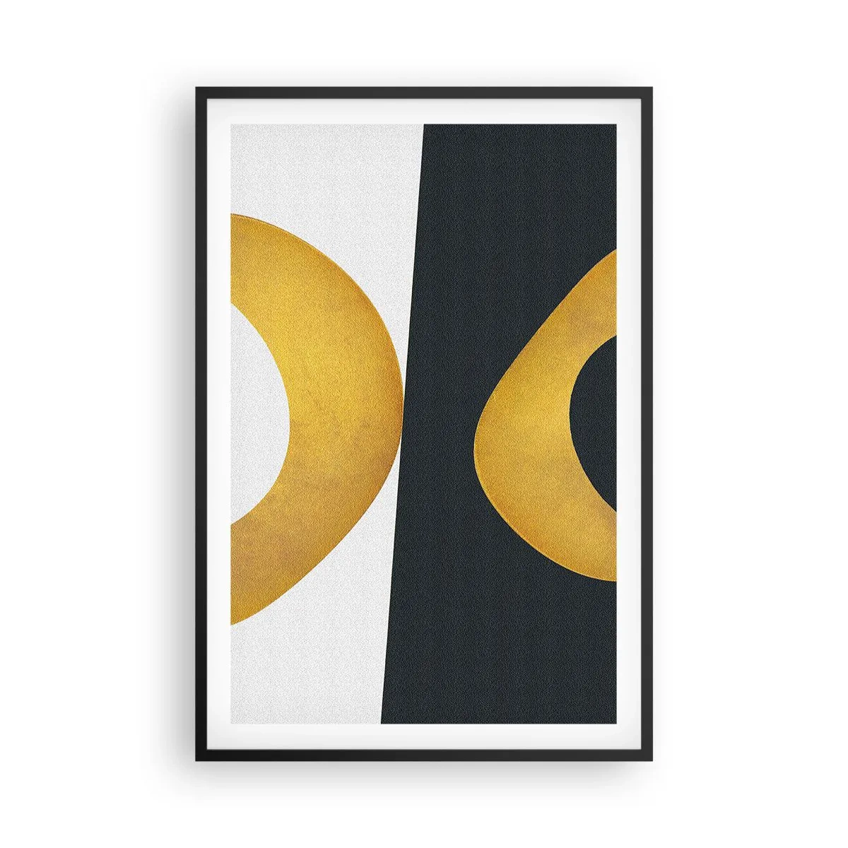 Plagát v čiernom ráme - Po prvé: zlato - 61x91 cm