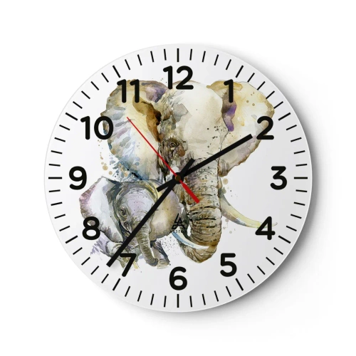 Nástenné hodiny - Najlepšie je u mamy - 40x40 cm