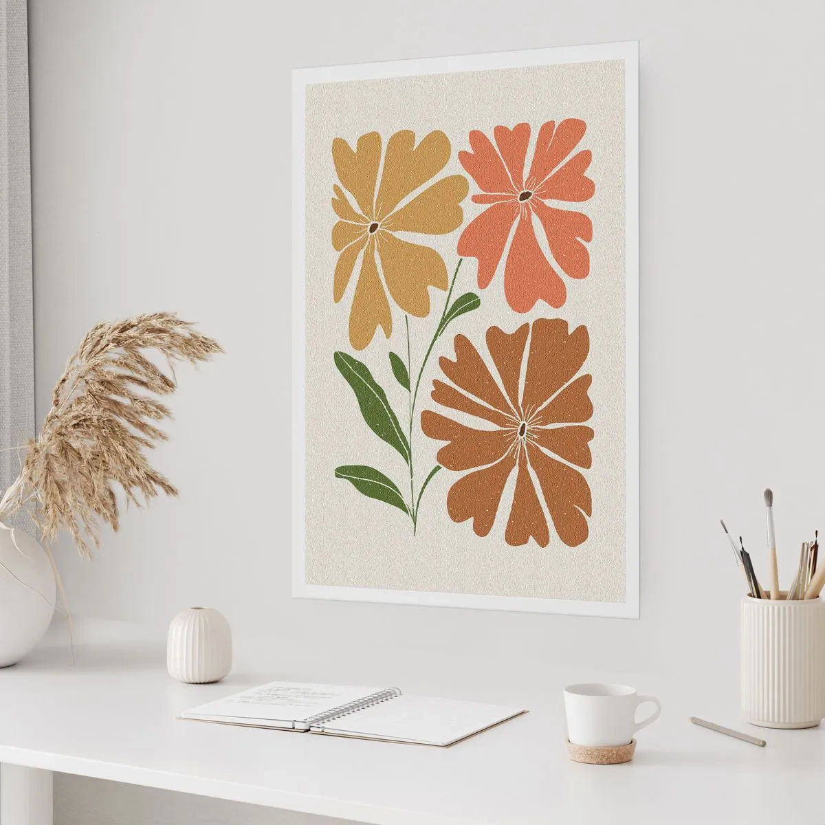 Plagát - Príroda a geometria - 70x100 cm
