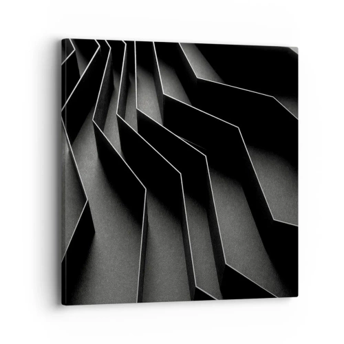 Obraz na plátne - Priestorový poriadok - 40x40 cm