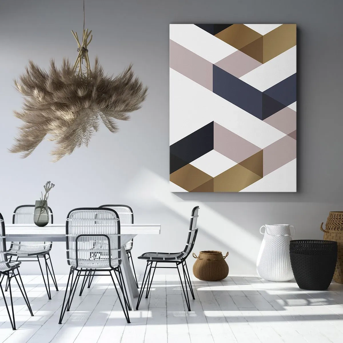 Obraz na plátne - Roviny a uhly - 50x70 cm
