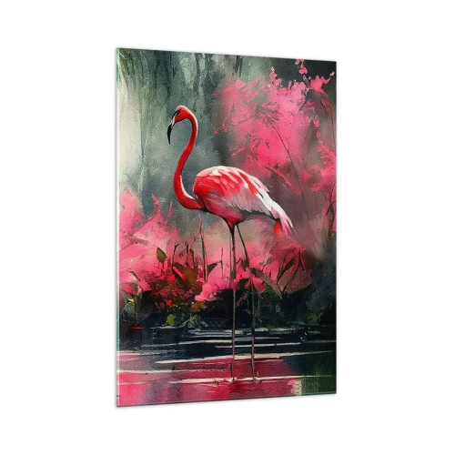 Obraz na skle - Hodiny prírodného kúzla - 70x100 cm