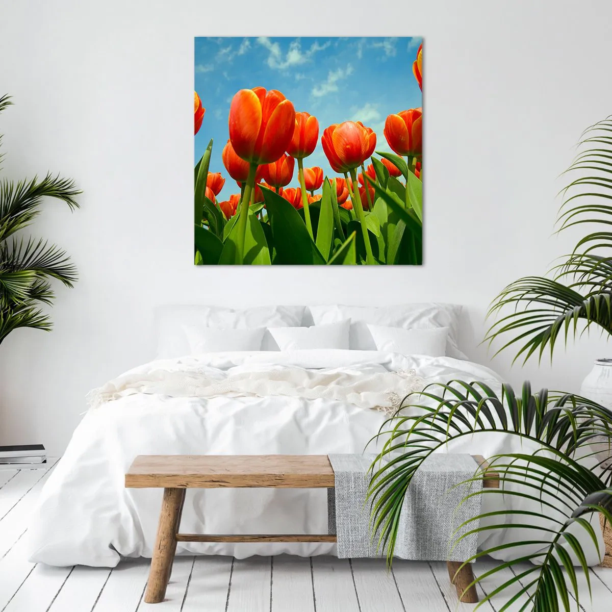 Obraz na plátne - Okrem blankytného neba nič v živote nepotrebujú - 40x40 cm