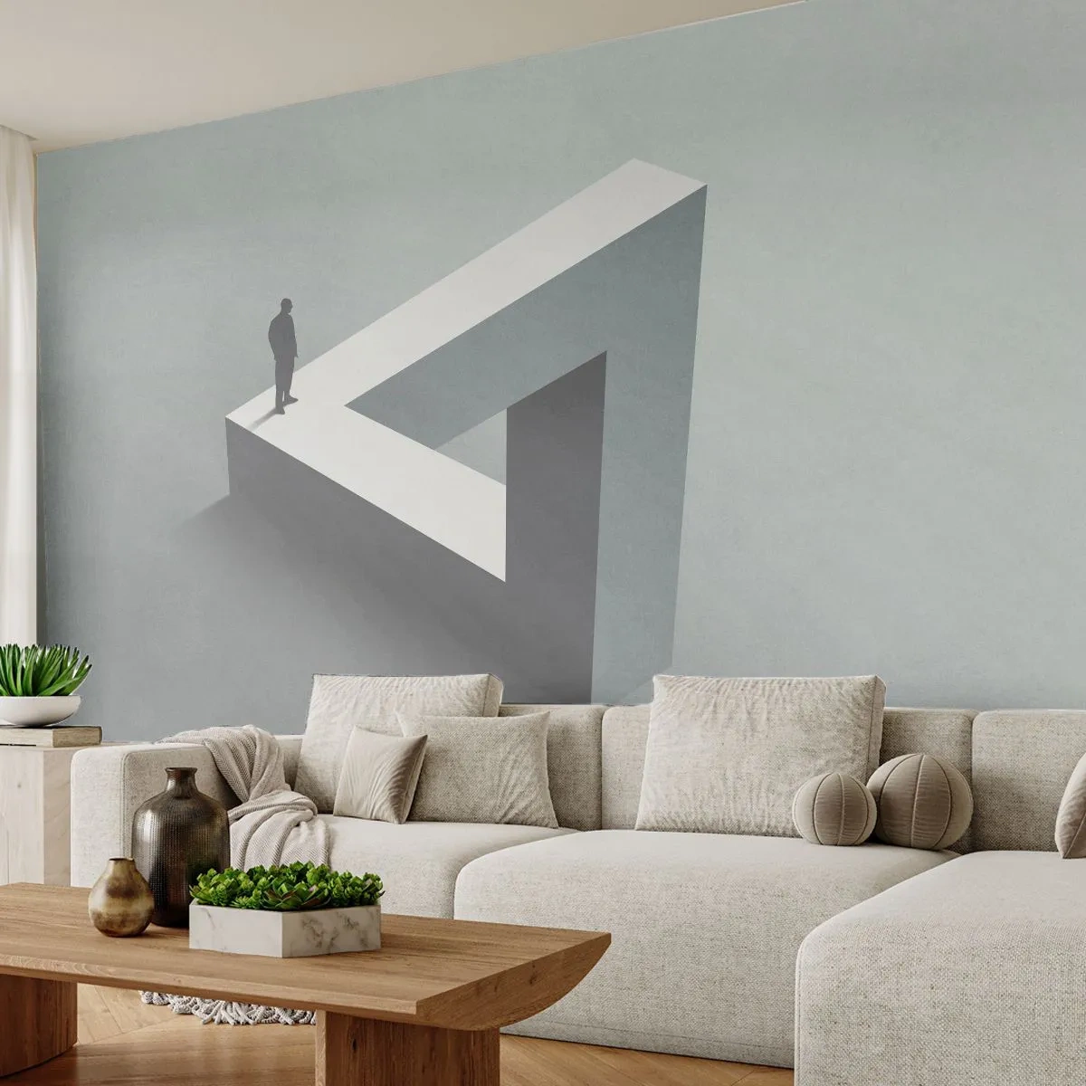 Fototapeta Premium Canvas - A predsa je to možné - Podnikanie, Priemyselný, Moderné - 250x175 cm