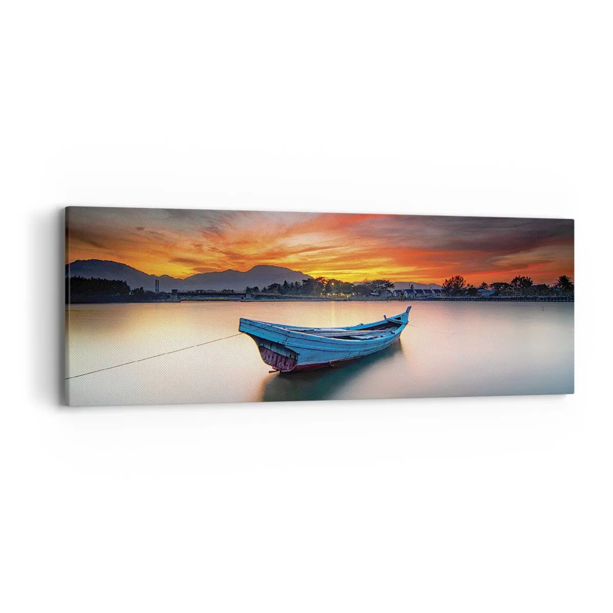 Obraz na plátne - Blíži sa dobrá noc - 90x30 cm