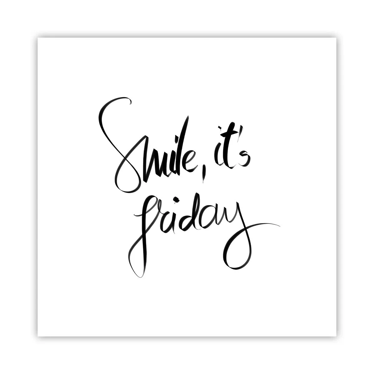 Plagát - Naozajstná radosť - 40x40 cm