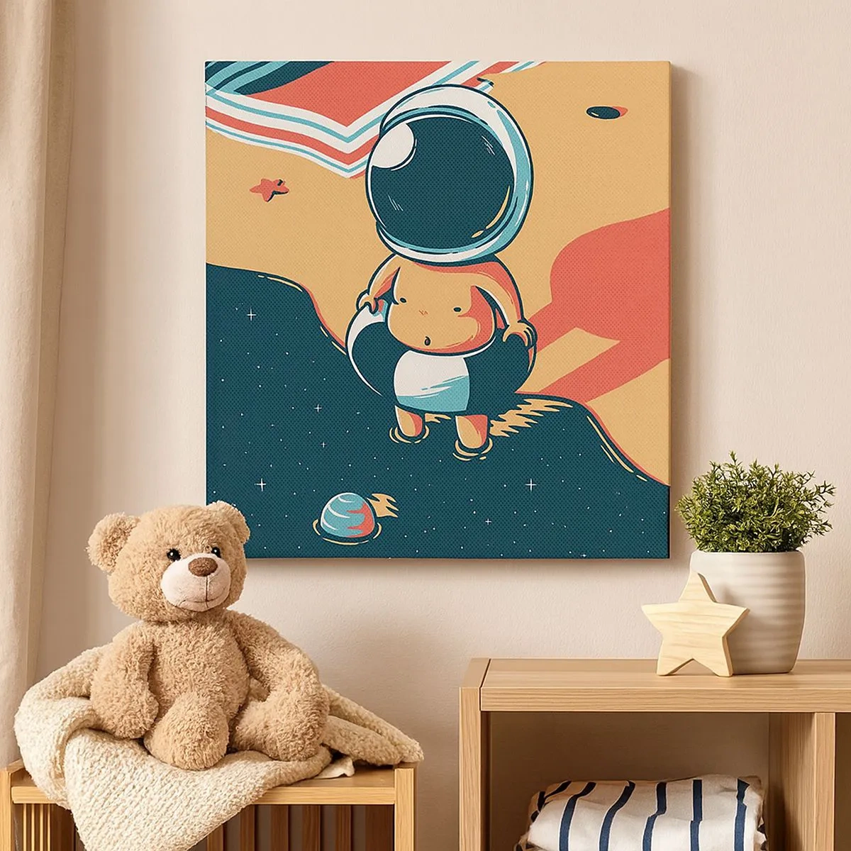 Obraz na plátne - Z iného pohľadu - 30x30 cm