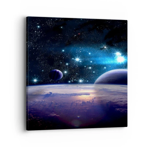 Obraz na plátne - Stále sami? - 40x40 cm