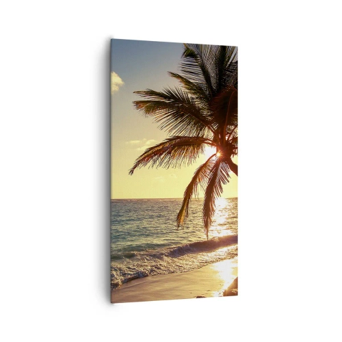 Obraz na plátne - Leto pod palmami - 65x120 cm