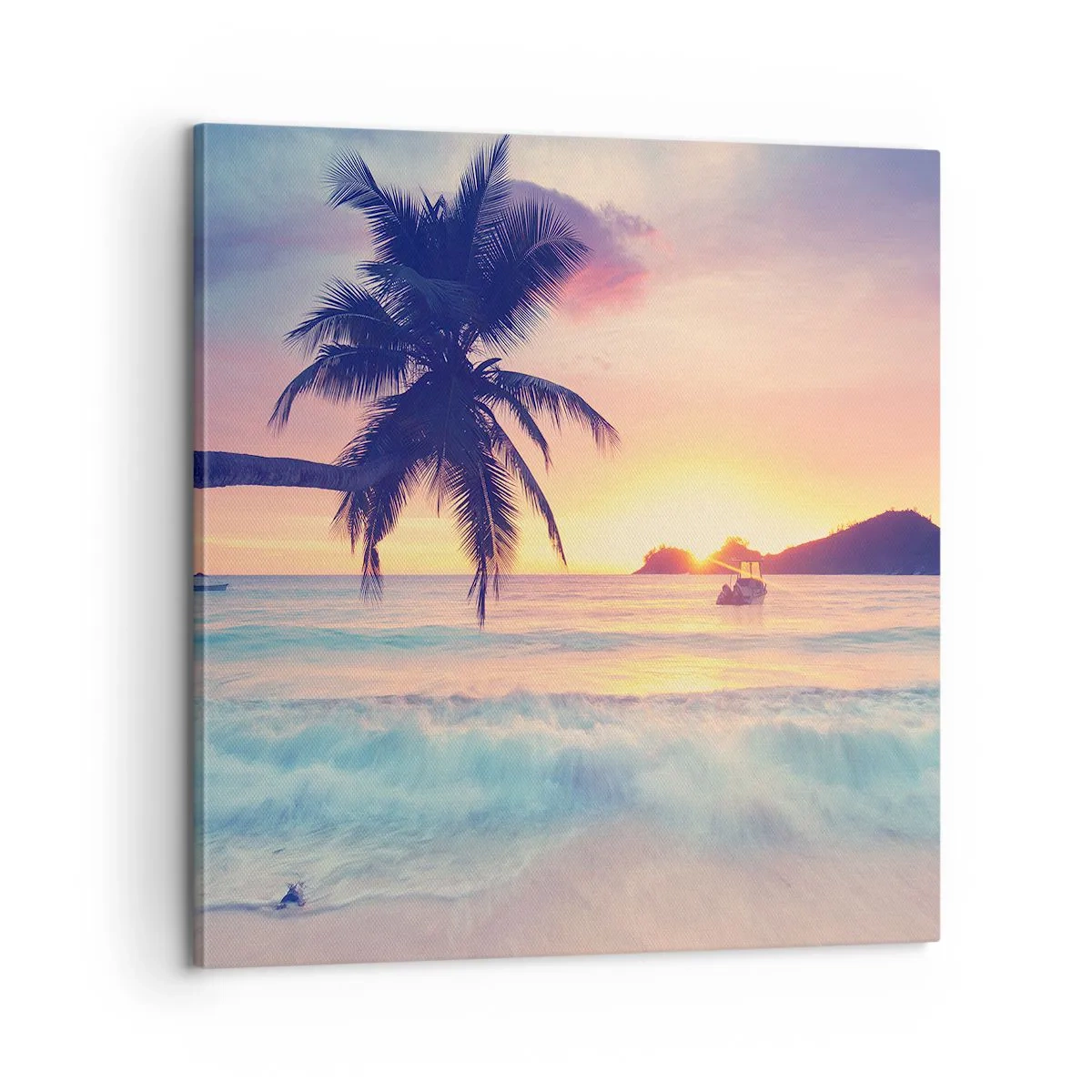 Obraz na plátne - Večer v zátoke - 60x60 cm