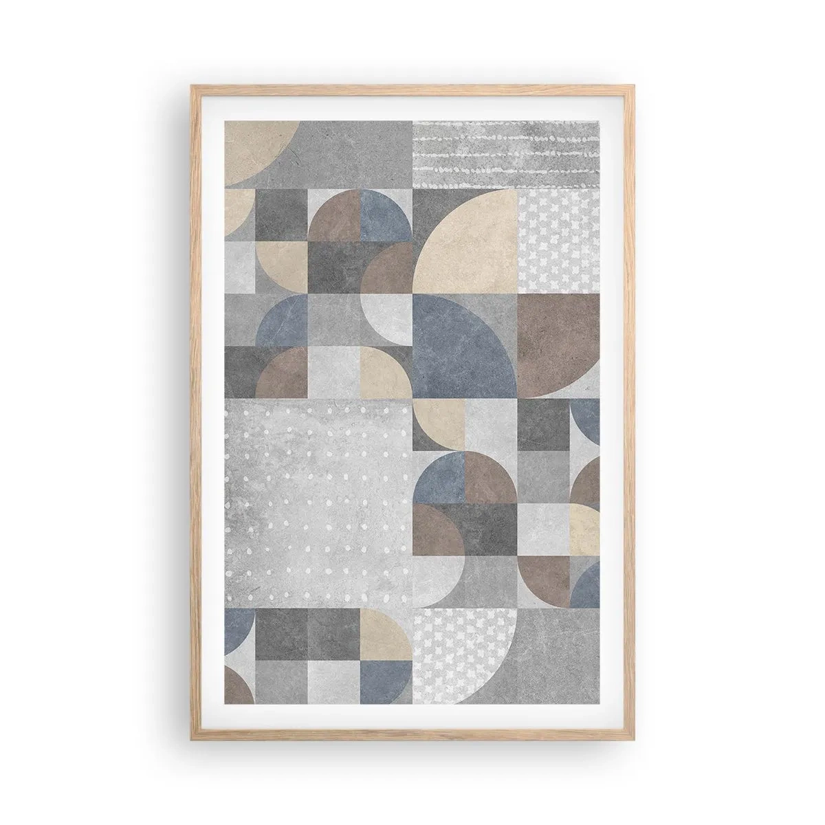 Plagát v ráme zo svetlého duba - Keramická fantázia - 61x91 cm