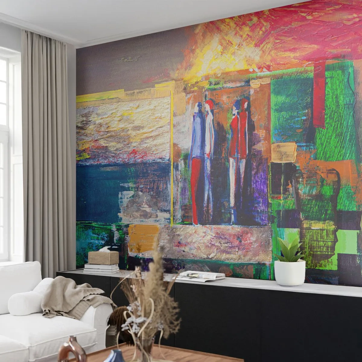 Fototapeta Standard Eco - Vzťahy a emócie - Abstrakcia, Ľudia, Kus - 200x140 cm