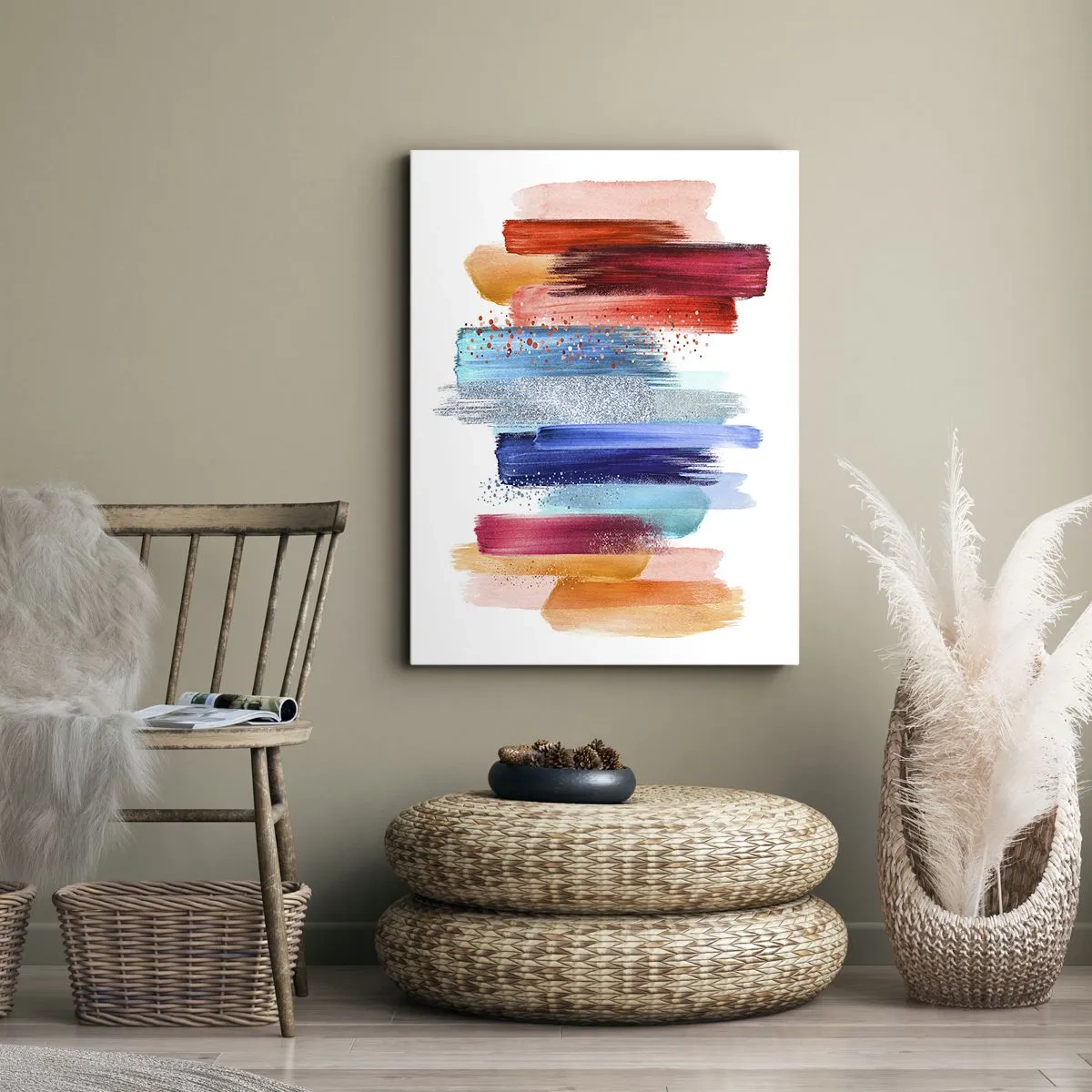 Obraz na plátne - Hore a dole - 55x100 cm