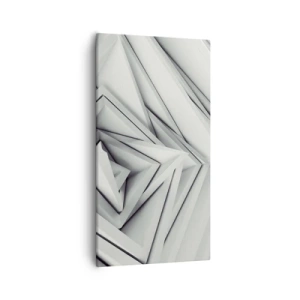 Obraz na plátne - Symfónia ostrých uhlov - 55x100 cm