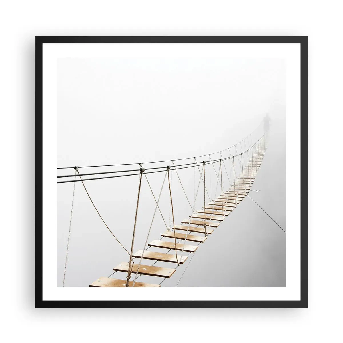 Plagát v čiernom ráme - Kam vás zavedie? - 60x60 cm