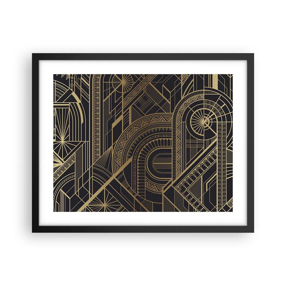 Plagát v čiernom ráme - Koncepty, nápady, plány - 50x40 cm