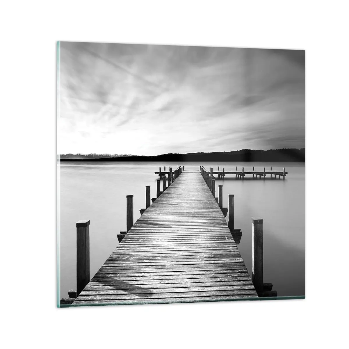 Obraz na skle - Pri napájadle – pokoji - 60x60 cm