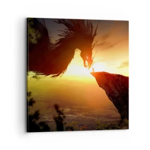 Obraz na plátne - Premožiteľ draka - 70x70 cm