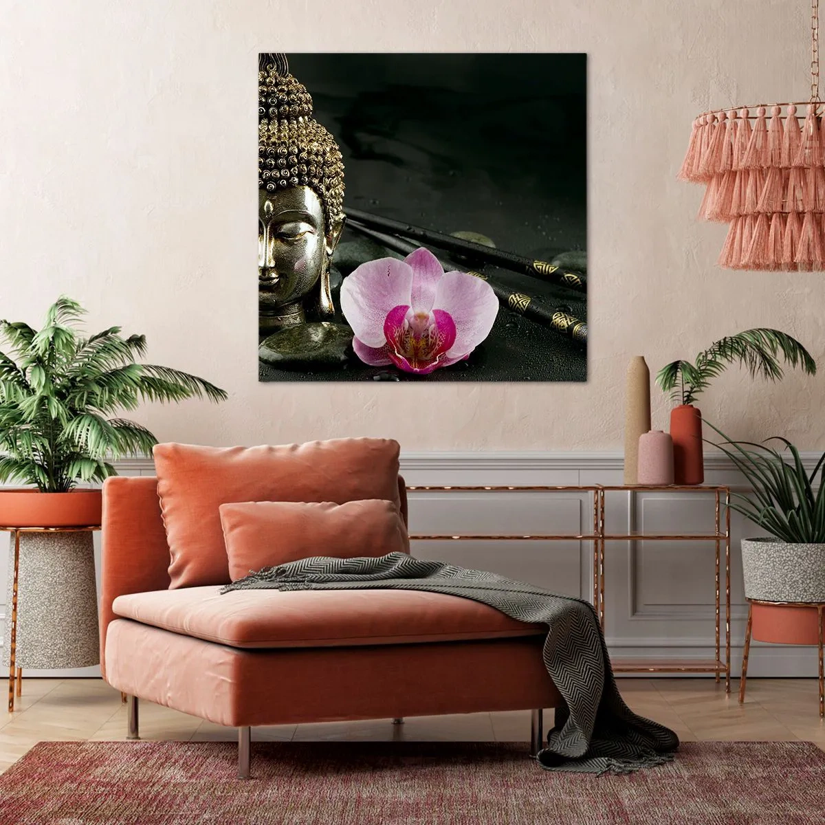Obraz na plátne - Súlad múdrosti a krásy - 70x70 cm
