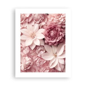 Plagát - V ružových okvetných lístkoch - 40x50 cm