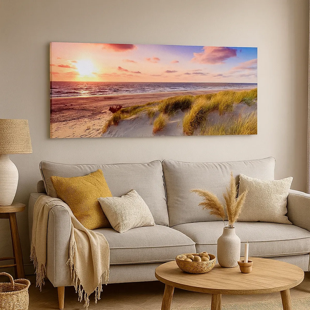 Obraz na plátne - Už letom vonia vzduch - 30x30 cm