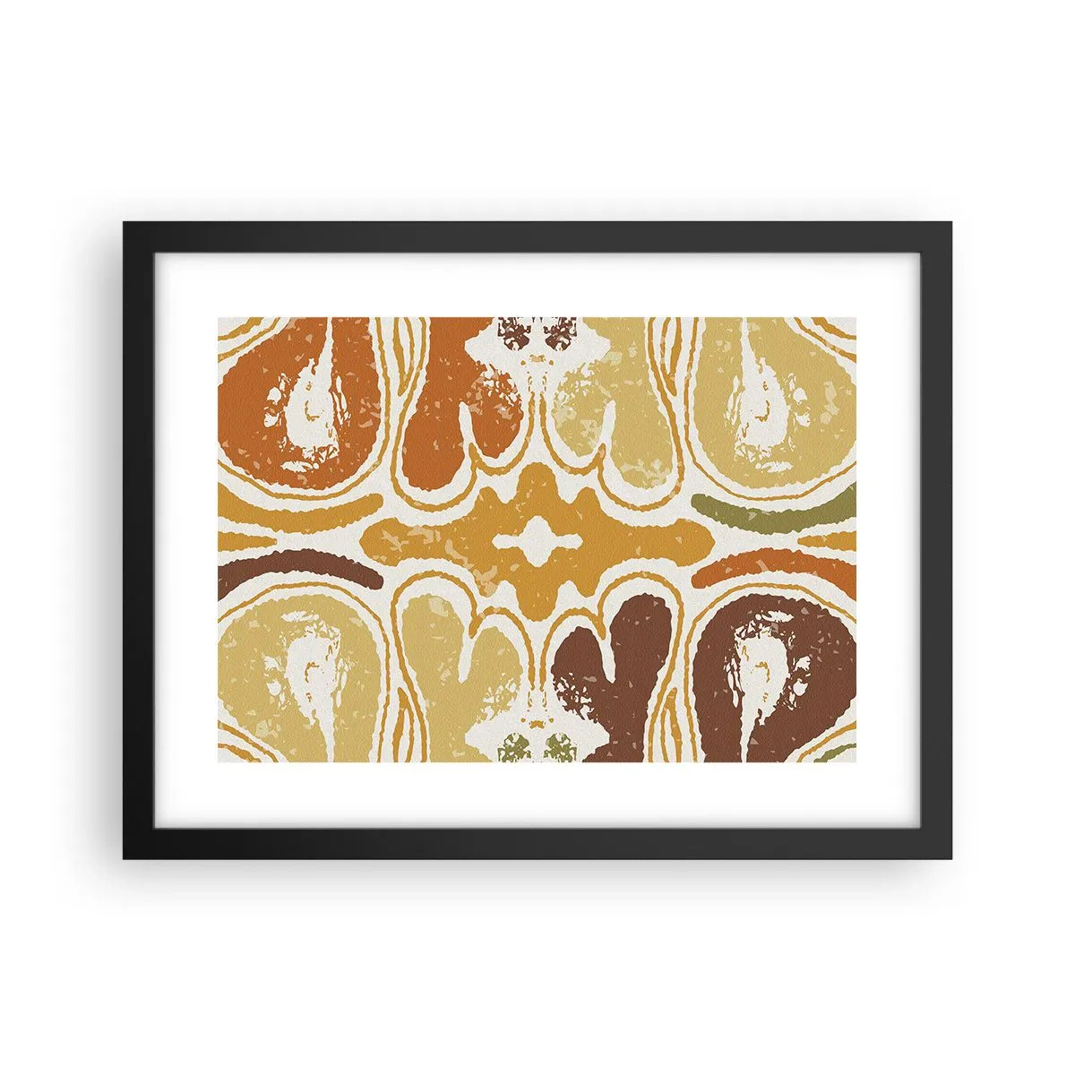 Plagát v čiernom ráme - Sentimentálna abstrakcia - 40x30 cm