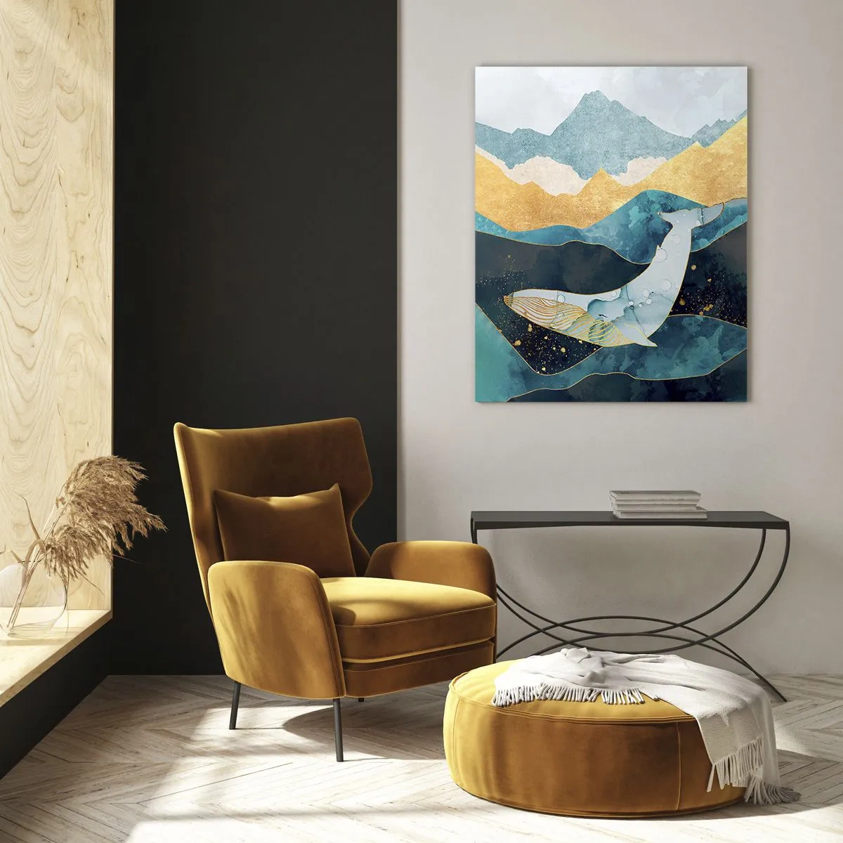 Obraz na skle - Chladná krása severu - 50x70 cm