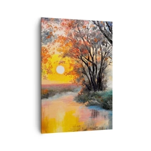 Obraz na plátne - Jesenný nádych - 70x100 cm