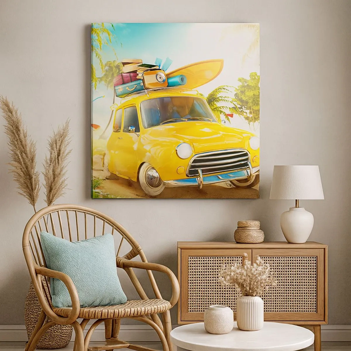 Obraz na plátne - Cesta pre viac ako jeden úsmev - 30x30 cm