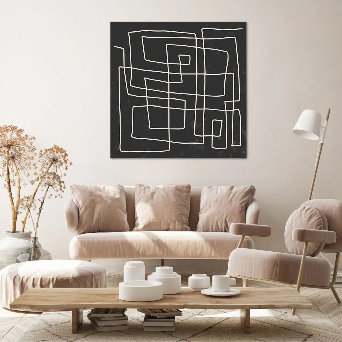 Obraz na plátne - Nie je to tak jednoduché - 70x70 cm