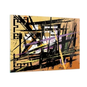 Obraz na skle - Ostrý rez - 100x70 cm