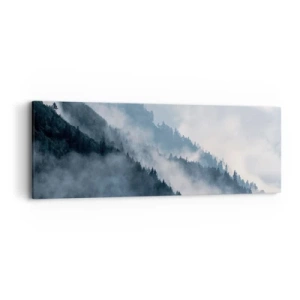 Obraz na plátne - Horská mystika - 90x30 cm
