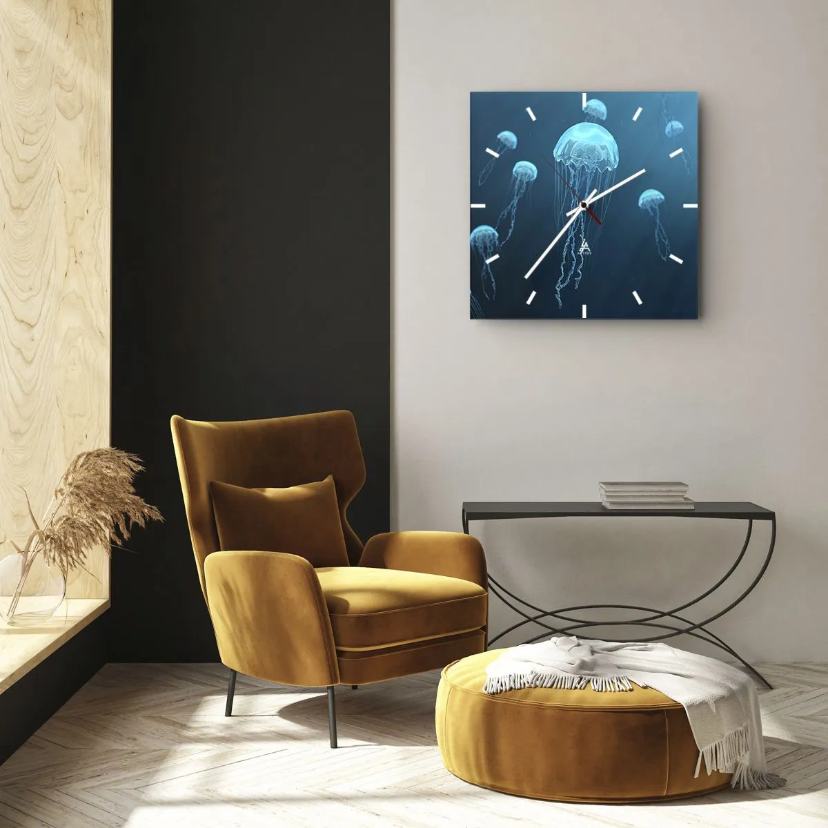 Nástenné hodiny - Oceánsky tanec - 30x30 cm