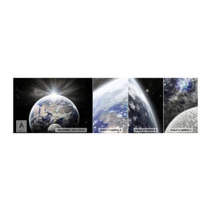 Vzorka Fototapeta Standard Eco - V plnom lesku - Astronómia, Kozmos, Galaxia - 100x30 cm