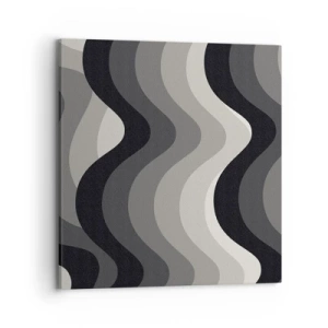 Obraz na plátne - Vlna za vlnou - 70x70 cm